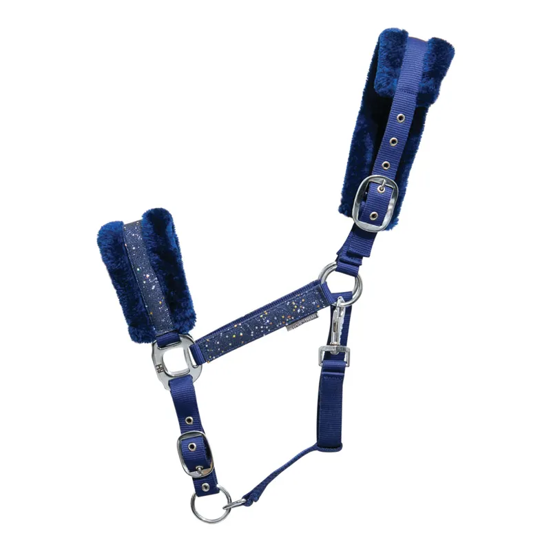 Hy Equestrian Dazzle Headcollar - Twilight Navy
